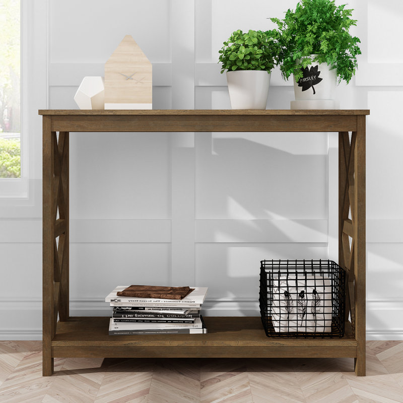 Nora 39'' Console Table, Brown