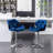 Breydon Swivel Upholstered Counter Stool with Metal Frame-908203947