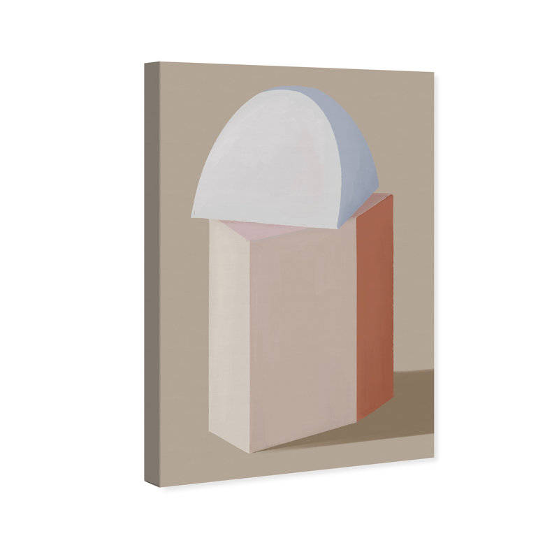 Sculptural Composition Print by Oliver Gal, 10"H x 15"W, Gallery Wrapped