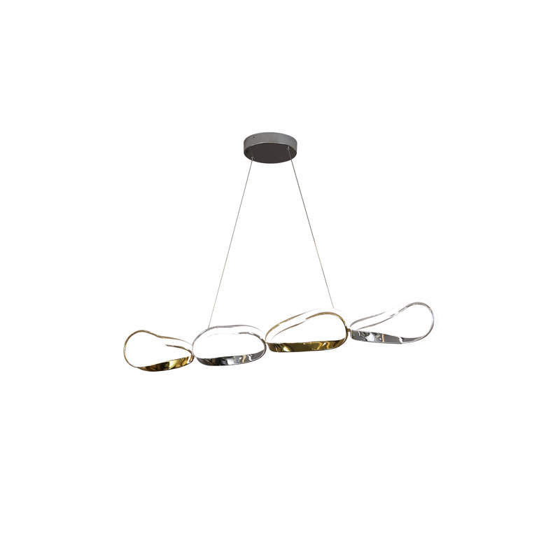 Luminaire suspendu linéaire simple à 1 lumière DEL