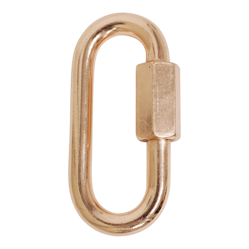 Verrouillage à vis fileté (2 pièces), Rose, H 2,56 po x l 1,22 po x P 0,28 po