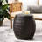 14.00" Outdoor Side Table With Finish, Iron Frame, For Patio And Yard, Multi, Table, 14.00", Build, No Assembly Needed, Enrich Your Yardscape, Colours-935028259