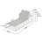 Adjustable Outdoor Chaise Lounge with Aluminum Frame & PVC-coated polyester Mesh - 5-Position Recliner