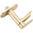 Single Handle Bathroom Waterfall Faucet In Brushed Gold With Deck Plate & Overflow Drain Expertise - Pop Up Value-121629460