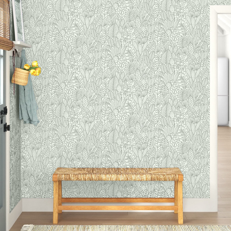 Rouleau de papier peint auto-adhésif L 20,5 pi x l 16,5 po Davis, Beige
