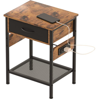 Table de chevet 1 tiroir Chicasaw