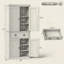 Armoire de cuisine 72 po