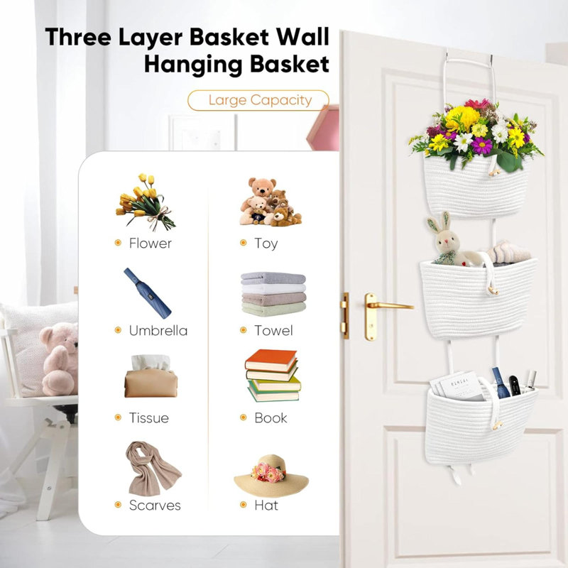 Rebrilliant Cotton Decorative Bin