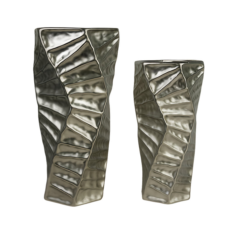 Ciya Small Cylinder Ceramic Table Vase Set