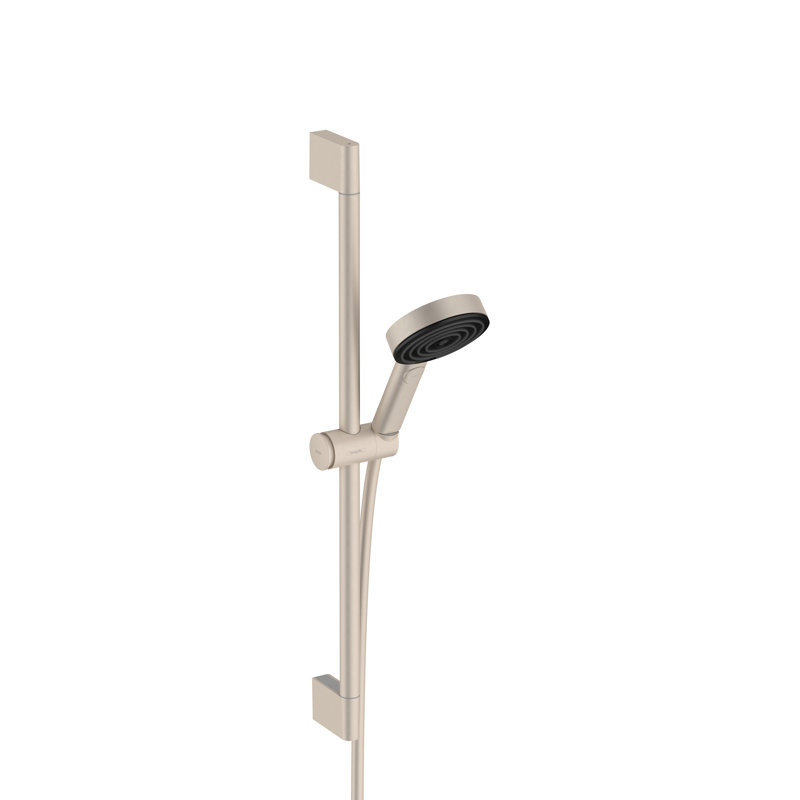 Ensemble de barres murales 105 3-jet 24 ", 2,5 GPM hansgrohe, Nickel brossé