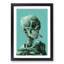Blue Skull of a Skeleton with Cigarette by Vincent Van Gogh - Picture Frame Painting-62805892-62805893