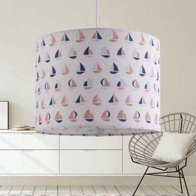 18 cm H Drum Fabric Lamp Shade