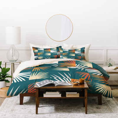 Coastal Polyester Patchwork Duvet Cover
