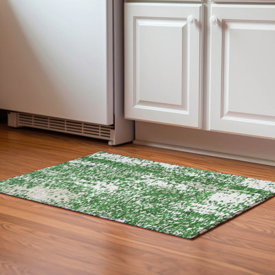 Premium Machine Washable Prisco Emerald Rug