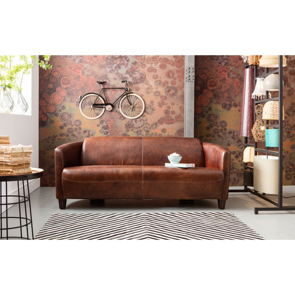 KARE Design 3-Sitzer Sofa Cigar Lounge aus Echtleder | Wayfair.de