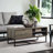 Rustic Oak & Black Finish Coffee Table