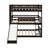 Full-Over-Full-Over-Full Triple Bed With Built-In Ladder And Slide-1798600679