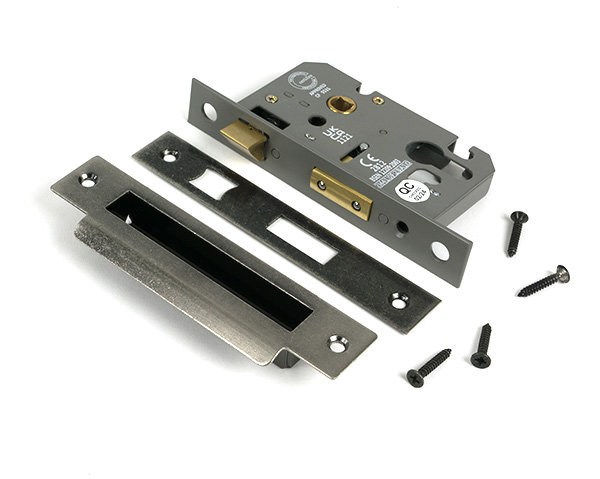Euro Profile Sash Lock, Pewter Patina