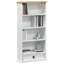 Solid Wood 103cm H Media Shelves
