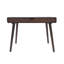 Bureau d'écriture avec grands tiroirs, table d'ordinateur pour le bureau à domicile ou le vestibule, couleur brune