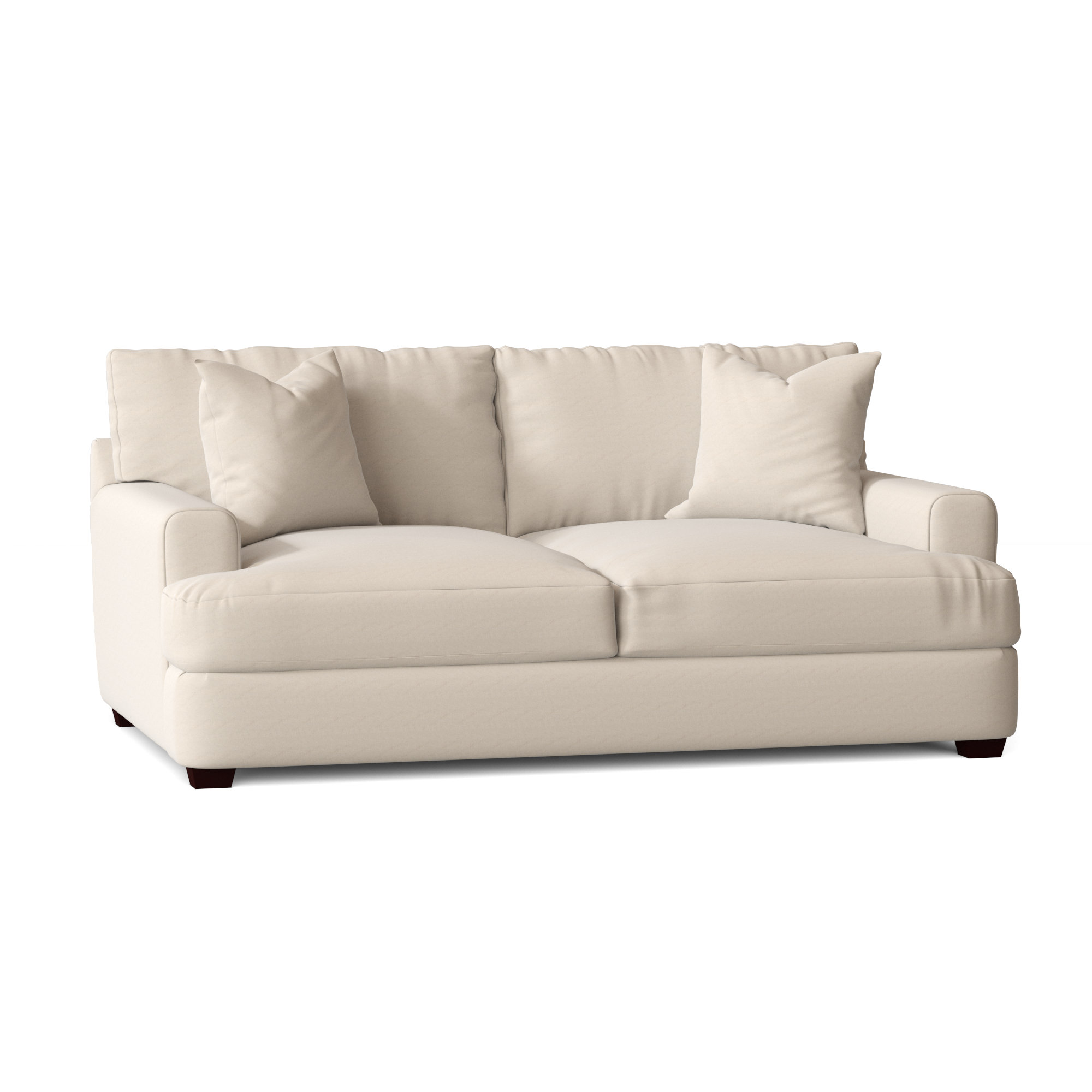 Emilio 65'' Upholstered Loveseat, Bayou Natural