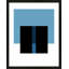 Black & Blue 2 by Jacques Pilon - Framed Wall Art-2144819994