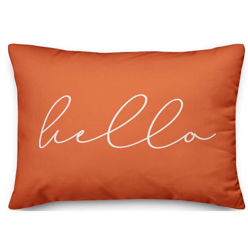  Housse et insert de coussin d'extérieur Hello Thin, Orange