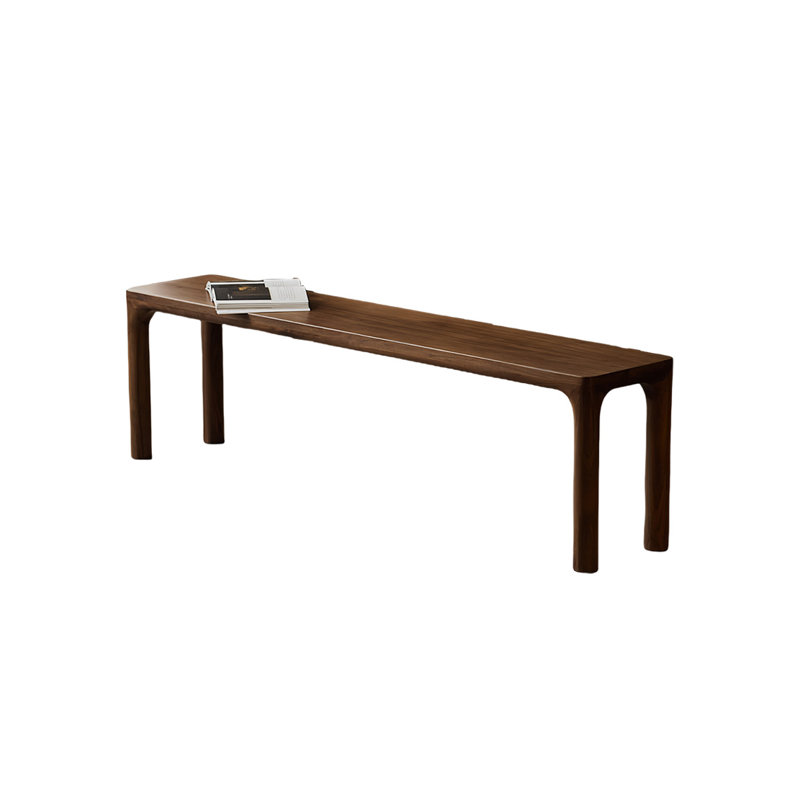 High-end Environmental Protection Long Bench Solid Wood Bench, 17.71" H x 55.11" W x 12.59" D