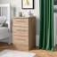Fully Assembled Lyndale 3 Drawer Bedside Table-17991146
