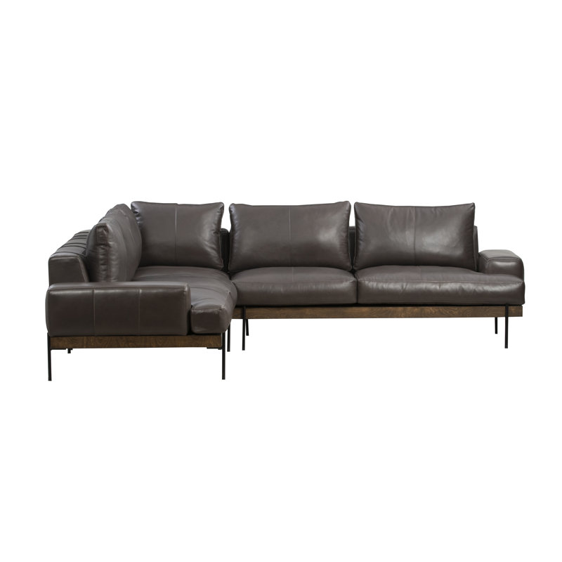 Canapé modulaire en cuir Largo