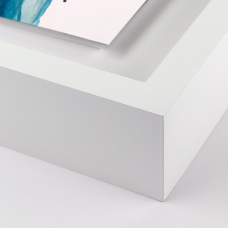 Depth Print by Kim Whiteside, 60" H x 48" W x 2.5" D, White