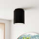 Sumatra Single Light Ceramic Flush Mount