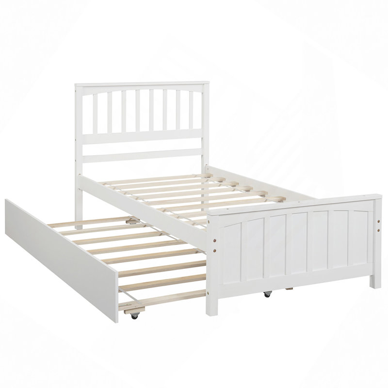 Lit moderne, lit plateforme avec lit gigogne