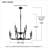 Gerkman 12 - Light Dimmable Tiered Chandelier