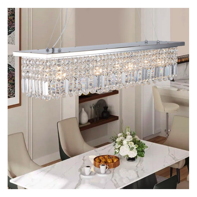 1 - Light Chandelier, Chrome