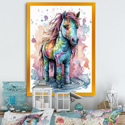 Arc-en-ciel, licorne mystique