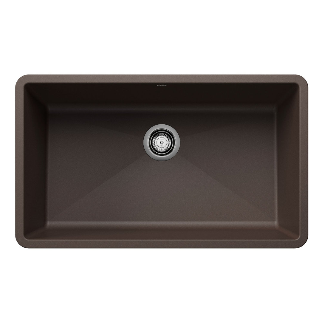 Precis SILGRANIT 32" Super Single Undermount Kitchen Sink Blanco 