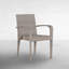 Bari N-Dura Resin Wicker Stacking Arm Chair-1053350583-1053350590-1053350579