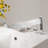 3 Handles Deck Mount Roman Tub Faucet Trim with Handshower-109101966
