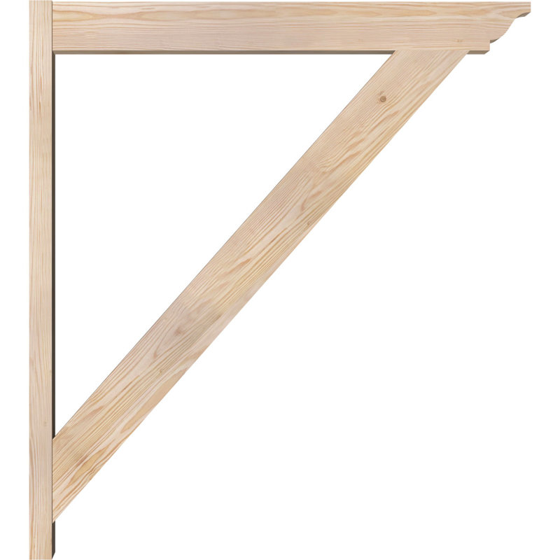 Persienne traditionnelle en bois rustique, Sapin Douglas de 5 1/2 po (lisse), P 36 po x H 40 po
