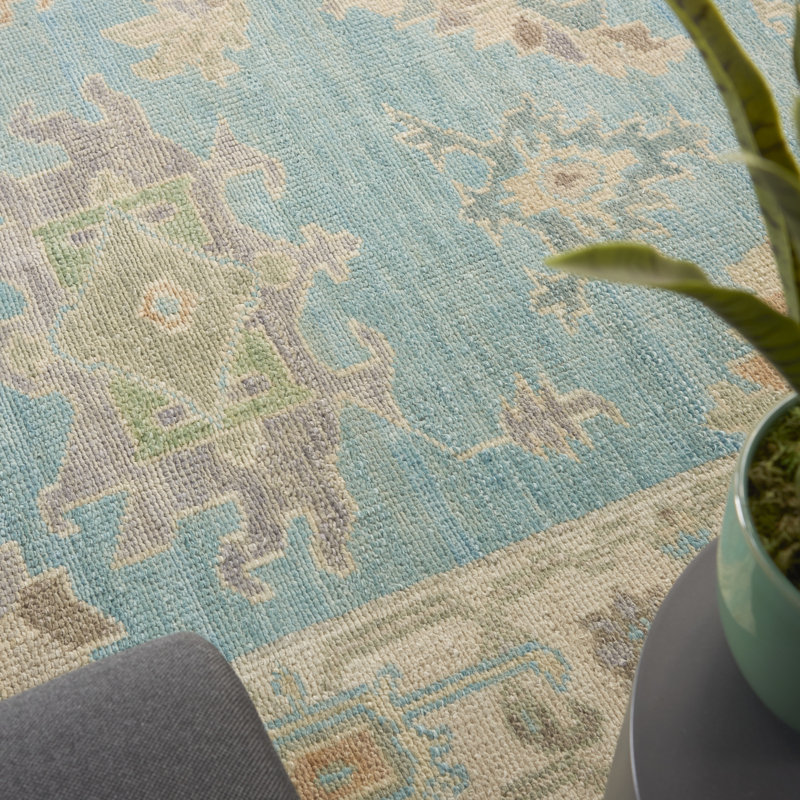 Nourison Tieka 8'6" x 11'6" Blue Multicolor Vintage Indoor Rug, Rectangle 8'6" x 11'6"