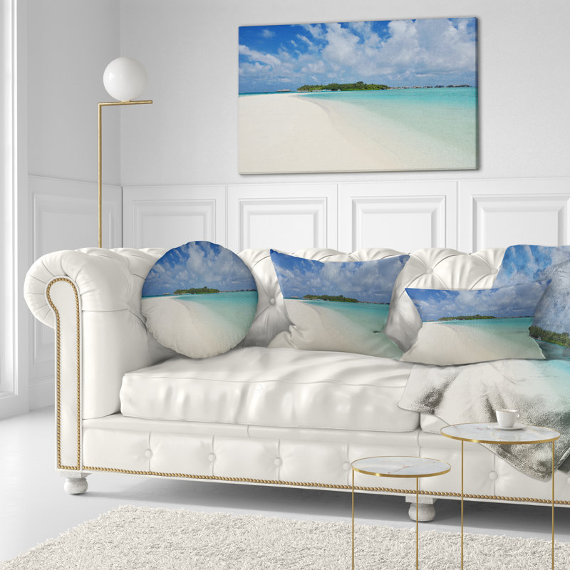 Coussin lombaire en mer de mer tropical seascape calme