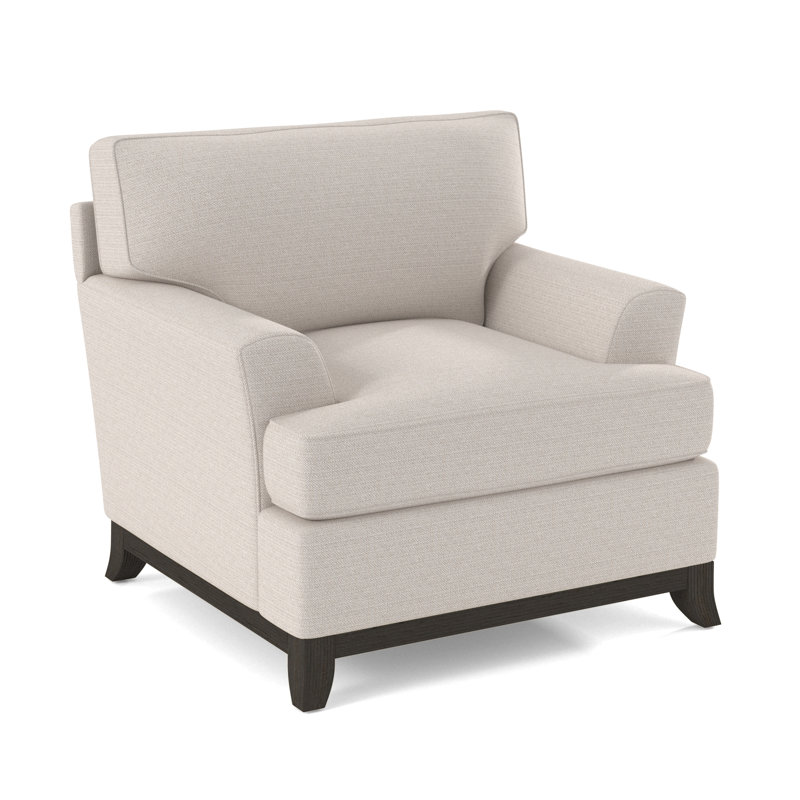 Oaks Way Armchair, White Textured Performance; 0865-91, Willow