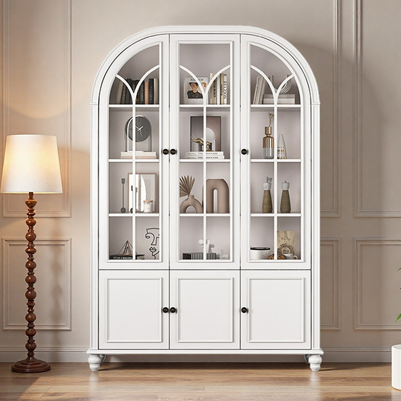 Trant, (4 tablettes) H 82,68 po x l 51,18 po x P 16,14 po, Blanc