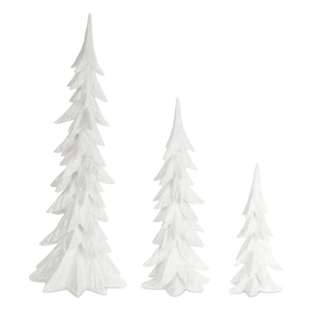 The Holiday Aisle® 3 Piece Tree Set & Reviews | Wayfair