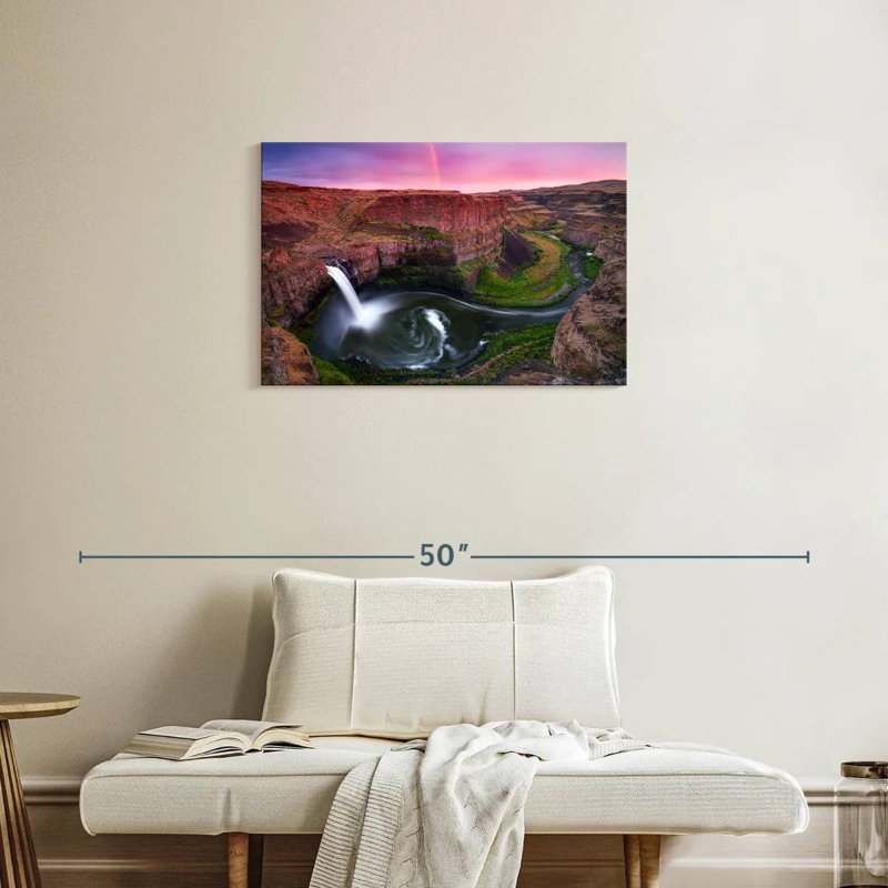 Alvord surplombant la cascade de Palouse, H 20 po x l 30 po