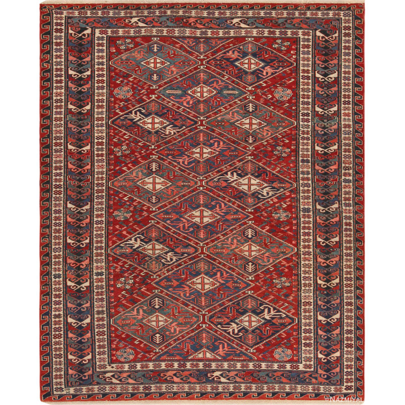 One-of-a-Kind Rectangle 5' X 6'3" Flatweave Area Rug