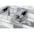 Kingston Brass Concord Two-Handle 3-Hole Wall Mount Bathroom Faucet-50580021-115316606
