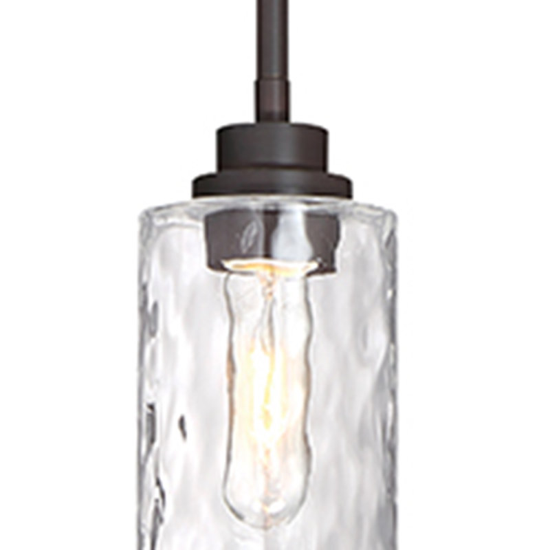 Manningtree 1 - Light Bronze Single Pendant, Old English Bronze