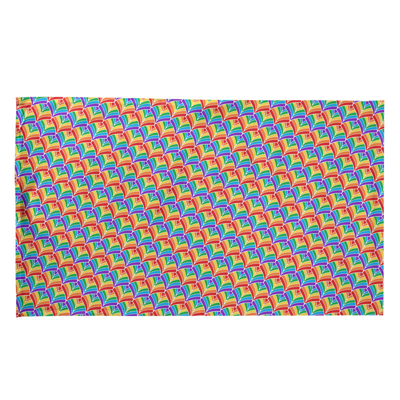 Tea Towel Kitchen Towel, Poly Twill, Red/Purple